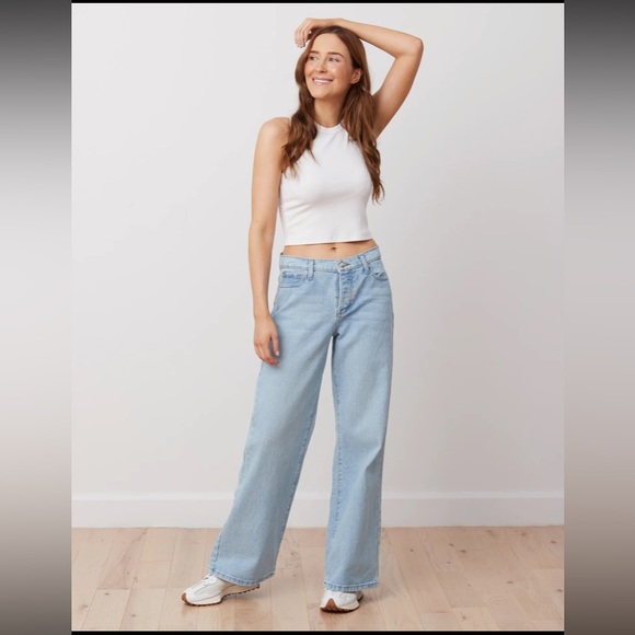 Jeans Second yoga. Dawson, Lily Classic rise wide legs. Size 30. NWT. - Picture 3 of 6